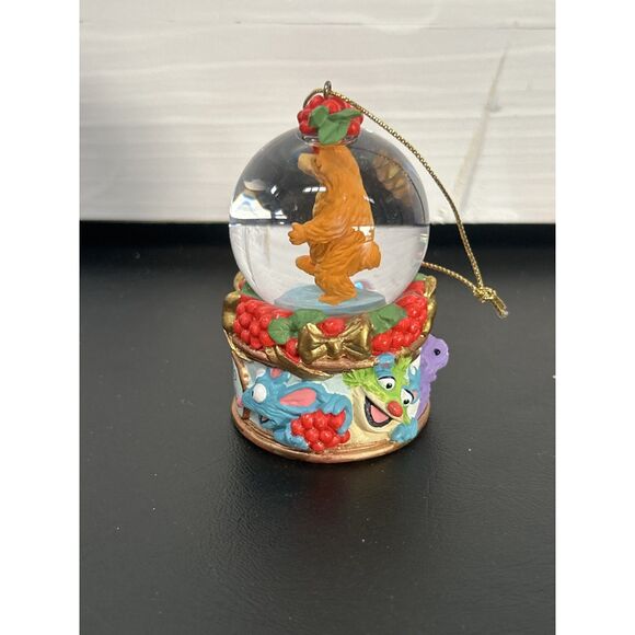 Bear in the Big Blue House Mini Snow Globe Christmas Ornament Jim Henson Disney - Picture 2 of 6